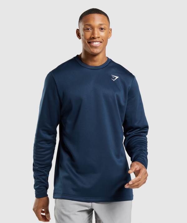 Panske Mikiny Gymshark Arrival Crew Námornícka Modrá | MI2896540